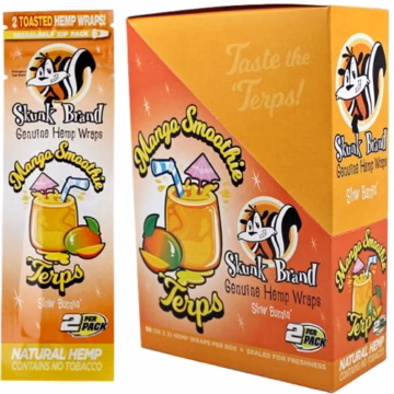 Skunk Brand Genuine Hemp Wraps - Mango Smoothie