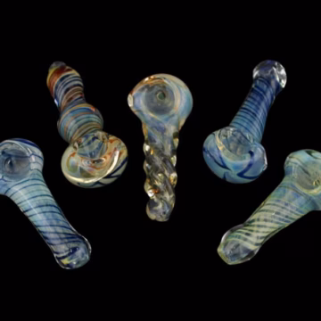 10ct 3" Fuming Spiral Art Hand Pipe Assortment