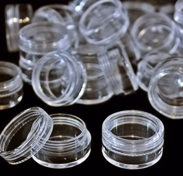 50ct Plastic Screw Top Lip Balm Container