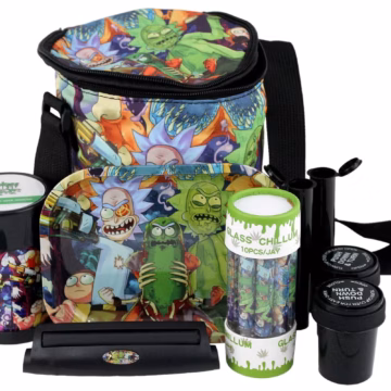 Smoking Gift Set - Electric Grinder - 10pc Chillum- Rolling Machine - Tray - Stash Combo