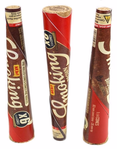 Smoking Brown 6pk Pre-Roll Cones - 1 1-4 Size 50pk