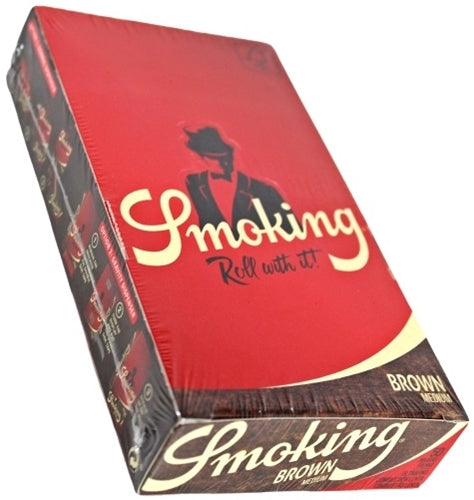 Smoking Brown Rolling Papers - 1 1-4 Medium Size