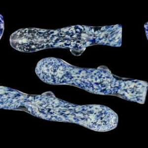 10ct 3" Spackle Frit Chill Chillum Hand Pipe