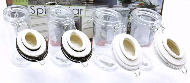 12ct 4" Locking Spice Jar Stash Container HR404