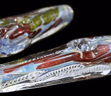 4ct 4" Cursive Rope Square Hand Pipe