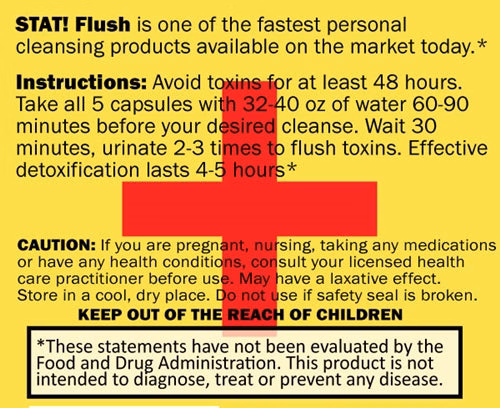 STAT Extra Strength Flush 5 Capsules