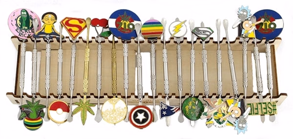 Stratus Wooden D-Tool Display With 20ct Dabber Tools