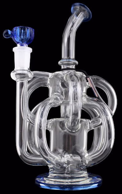 9" Multi-Cycle Octopus Recycler Water Pipe