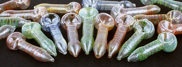 100ct 3" Swirl Art Paper Glass Pipe