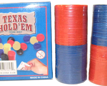 Texas Hold'em Pocker Chips 6ct