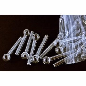 1000ct 4" Thick Clear Glass Oil Burner