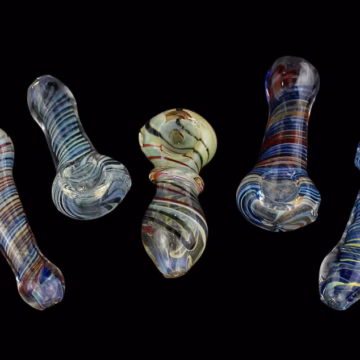 10ct 3" Tight Swirl Fuming Hand Pipe Assortment