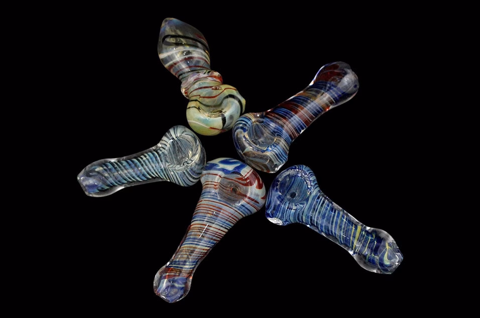 10ct 3" Tight Swirl Fuming Hand Pipe Assortment