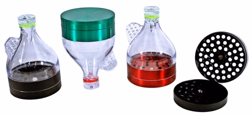 Tobacco Grinder Dispenser 3pc - 60mm 6pk