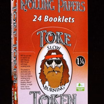 Toke Token Rolling Papers - 1 1-4 Strawberry