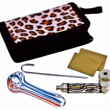 Wallet Pipe Case 5pc Travel Kit Assortment