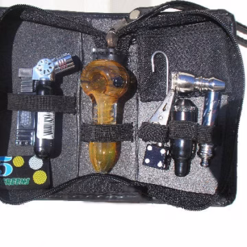 Travel Kit Pipes With Torch Lighter