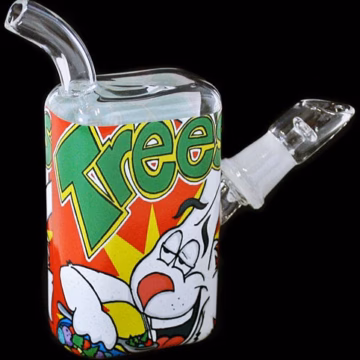 5" Clear Trees Cereal Box 14mm Oil Rig Water Pipe