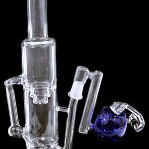 13" Honeycomb Turbine Recycler 14mm Oil Rig With Drop Down Honeybucket
