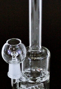 9" 14mm Oil Dome Inline Turbine Diffuser Straight Water Pipe