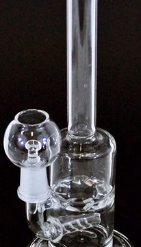 9" 14mm Oil Dome Inline Turbine Diffuser Straight Water Pipe