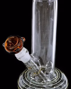 9" Twisted Glass Heavy Bagel Water Pipe