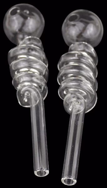 10ct 5" Twist Glass Spiral Oil Burner