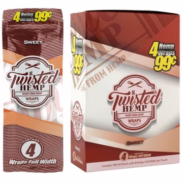 Twisted Hemp Wraps - Sweet