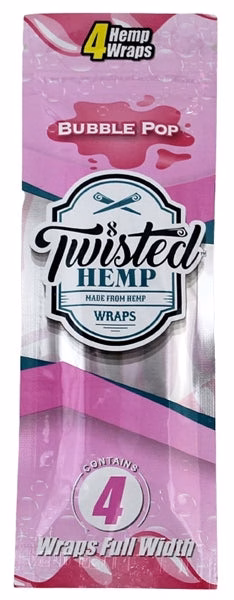 Twisted Hemp Wraps - Bubble Pop