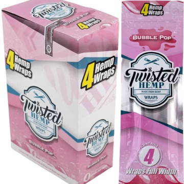 Twisted Hemp Wraps - Bubble Pop