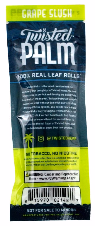 Twisted Palm Mini Rolls - Grape Slush