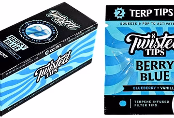 Twisted All Natural Terpene Tips - Berry Blue