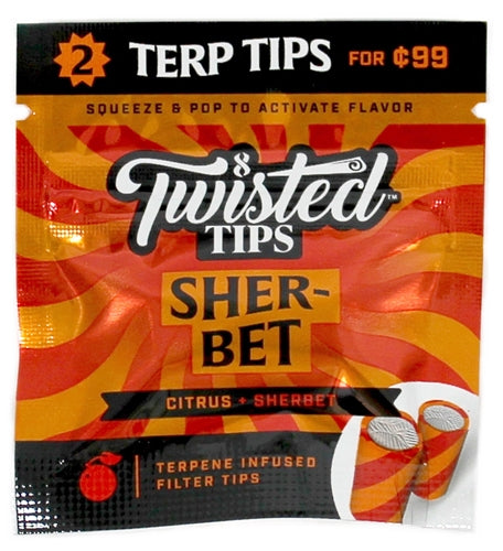 Twisted All Natural Terpene Tips - Sherbet