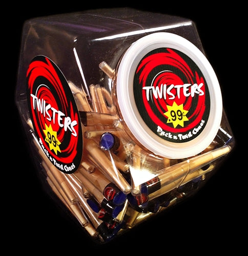 Twisters Pack N Twist Cones With Doob Tube 100ct Jar