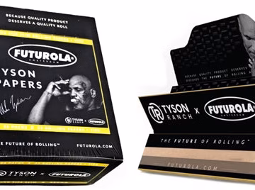 Tyson x Futurola King Size Rolling Papers with Perforated Tips