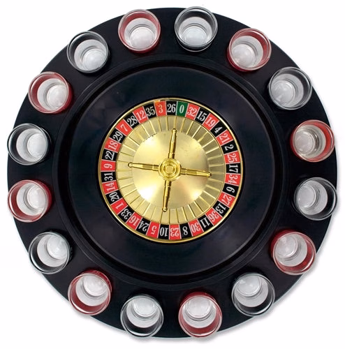 Shot Glass Roulette Set Drinking Game