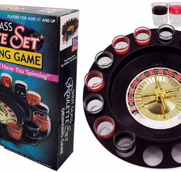 Shot Glass Roulette Set Drinking Game