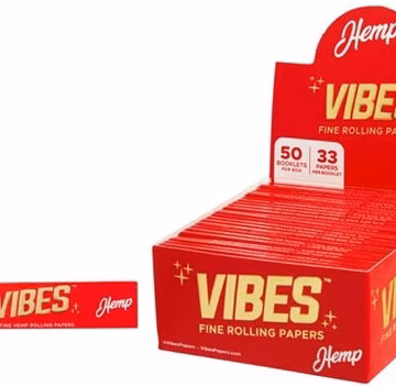 Vibes Hemp King Size Rolling Paper