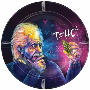 V-Syndicate Metal Ashtray - THC2 Einstein Classic