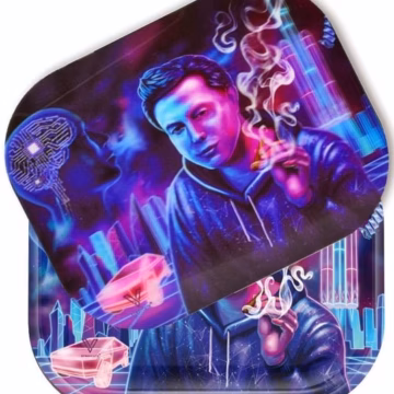 V-Syndicate Roll n Go 3d Mag Slap Metal Tray - Small - Space Xhale