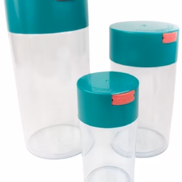 Vacuum Seal Acrylic Air Tight Stash Container - 3 in 1