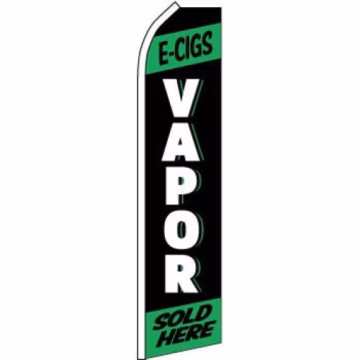 Vapor Windless Business Bow Swooper Feather Flag No Pole