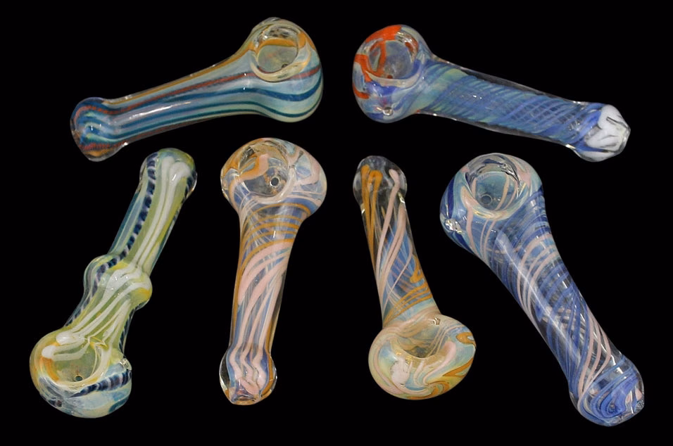 6ct 4" Fuming Vertigo Hand Pipe Assortment
