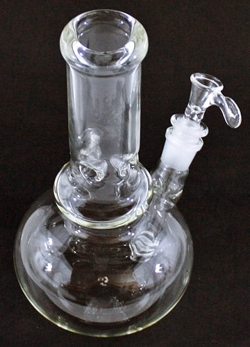9" Glowfly Glass 44mm Clear Icer Glass On Glass Water Pipe WP-18G