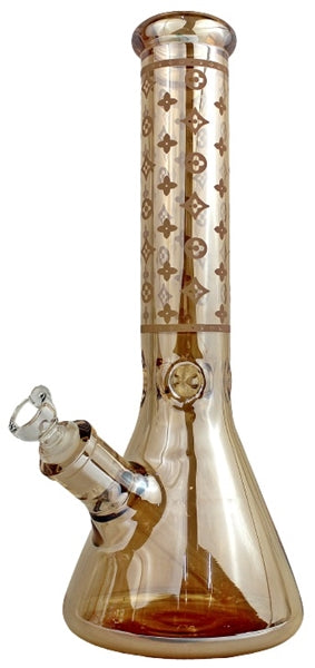 13" Shiny Designer Beaker Water Pipe