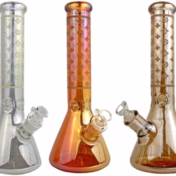 13" Shiny Designer Beaker Water Pipe