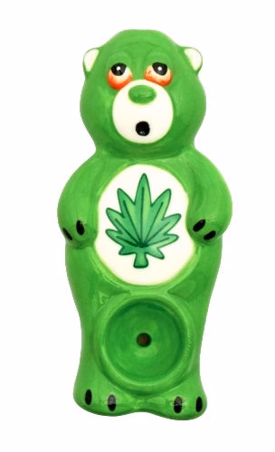 Wacky Bowlz Ceramic Hand Pipe - Stoner Bear