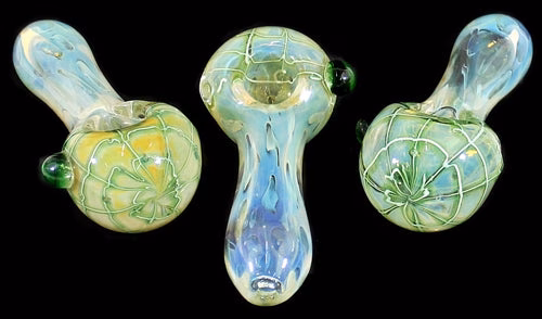 4ct 4" Web Fuming Marble Spoon Hand Pipe