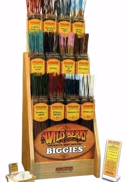 600ct Wild Berry Biggies Incense And Display Kit