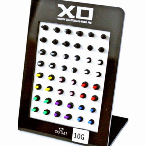 48ct XO 10G Spike Earring